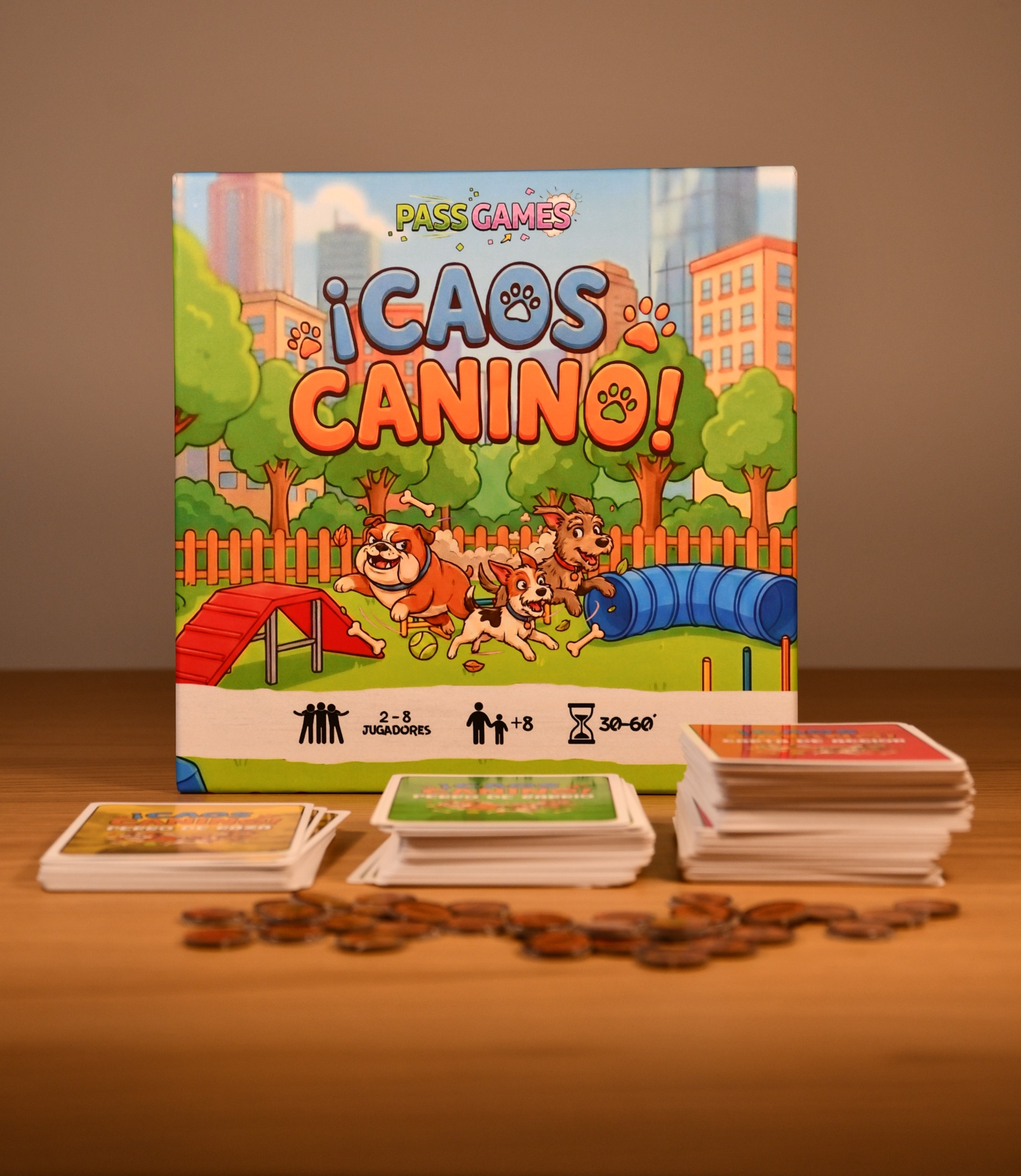 Caos Canino - Caja del juego