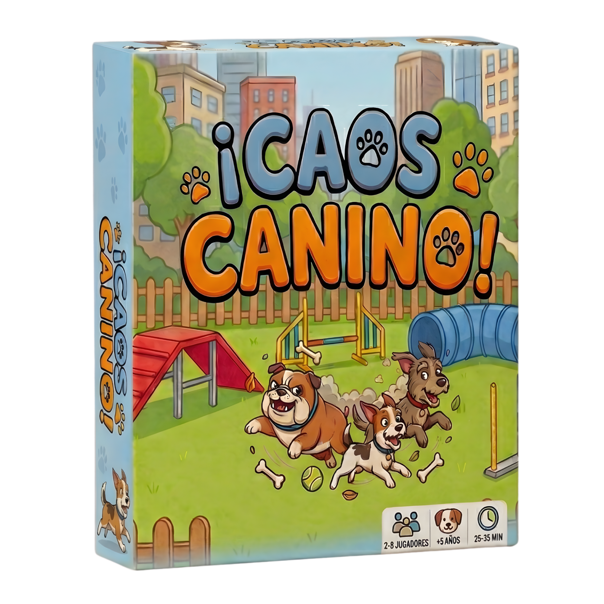Caos Canino - Caja del juego